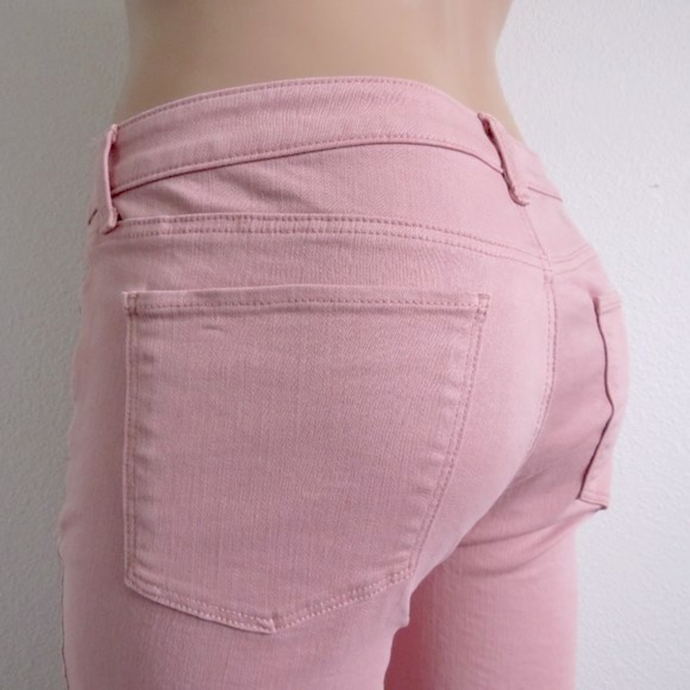 TALBOTS Jeans Women's Mauve Pink Flawless Slim Ankle Plus Size 16 NWOT.